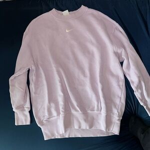 Nike oversize crewneck, size small, purple